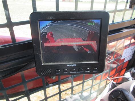 kubota svl75 2 backup camera